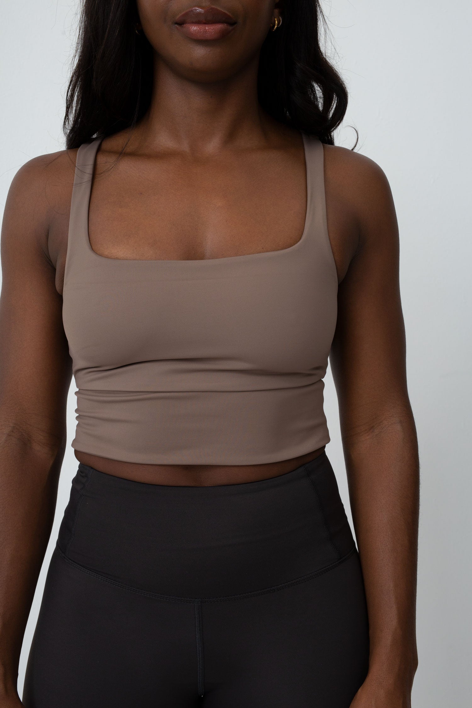 Bea Active Top Taupe
