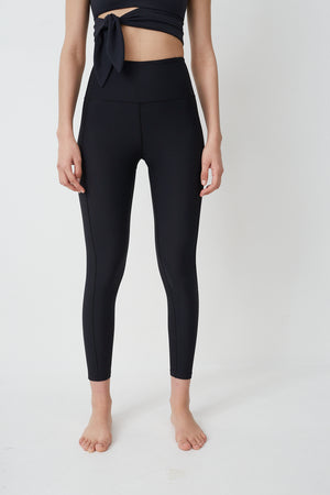 High Waist leggings in Black 7/8